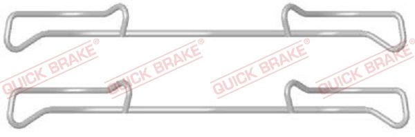 QUICK BRAKE Комплектующие, колодки дискового тормоза 109-1678